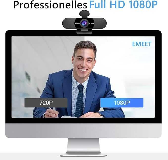 EMEET C960 Kamera Internetowa full HD 1080P 2 mikrofony