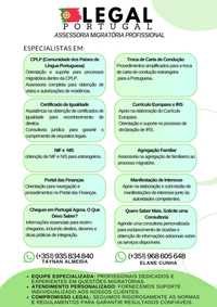 Serviço de Asseessoria Migratoria Especializada na CPLP-Legal Portugal