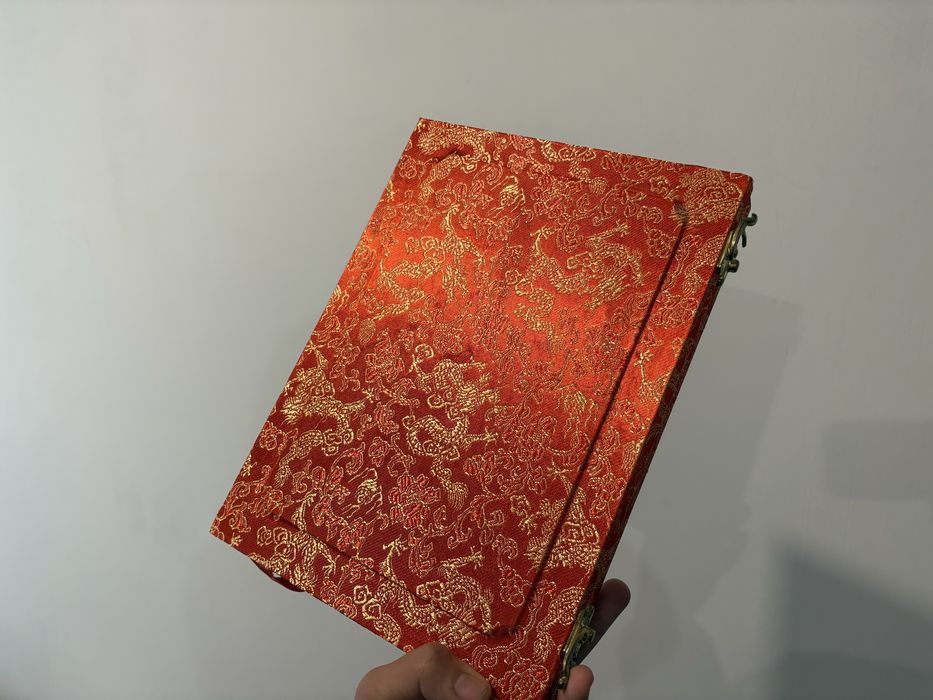 Шовковий шарф 芳华依旧 (ручна робота)