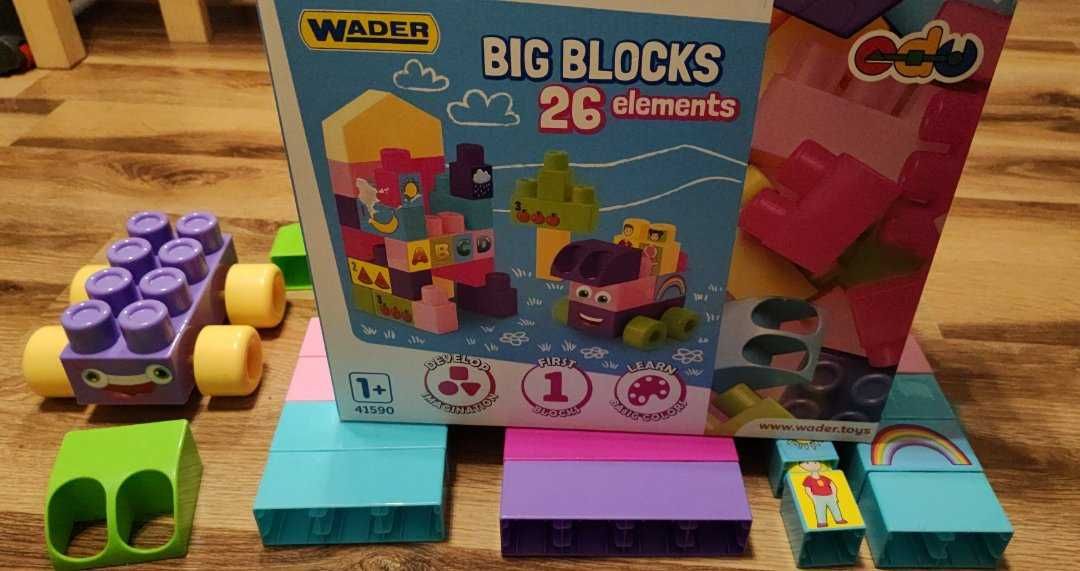 Klocki Wader Big Blocks 26 elementów