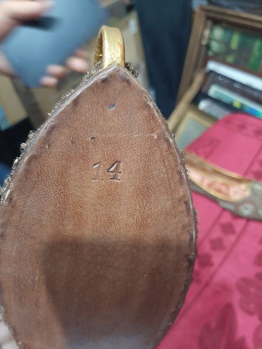 Sapatos/Chinelos de couro Vintage génio