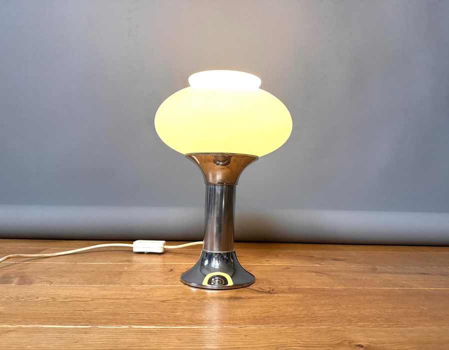 Veb Narva lampka biurkowa nocna postmodern Lata 70-te vintage