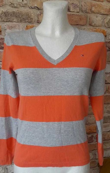 Sweterek damski w paski.Tommy Hilfiger
