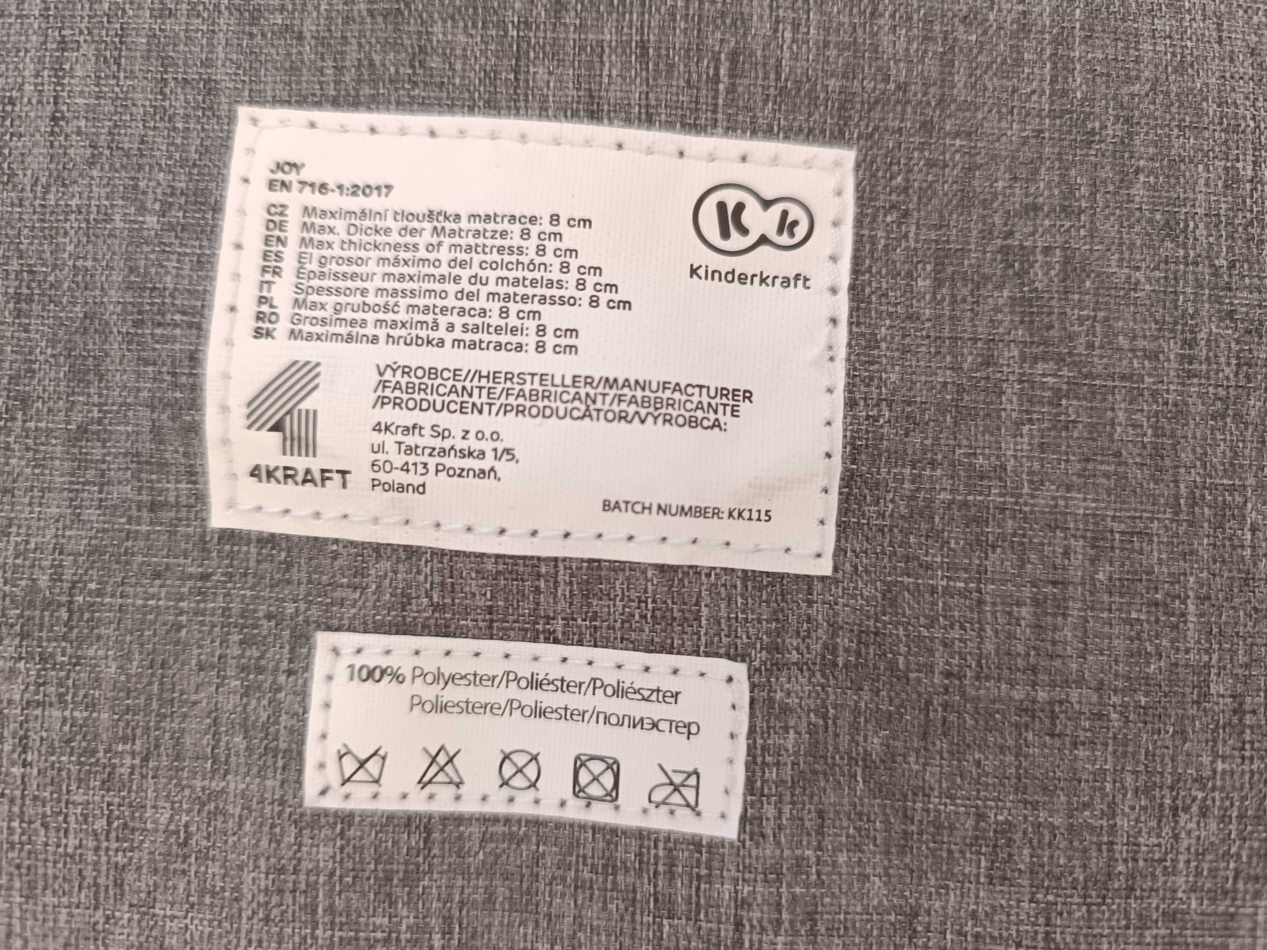 łóżeczko turystyczne kinderkraft joy