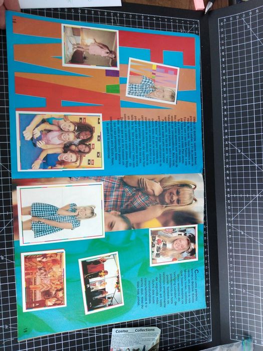 Caderneta de cromos Spice Girls completo Panini anos 90