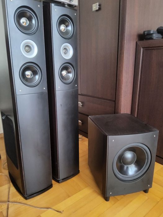 Kino domowe Yamaha Rx-v467 + głośniki VK7830