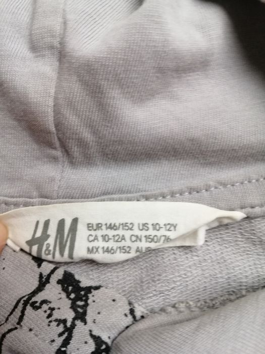 Худи, кофта, спортивная одежда H&M с капюшоном 140 см