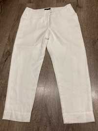 Льняные белые брюки