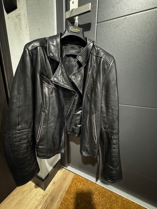 Kurtka ze skóry bydlęcej