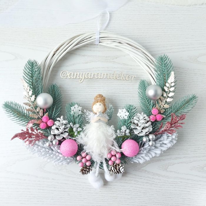 Вінок в дитячу ялинка, венок новогодний в дитячу декор в детскую внали