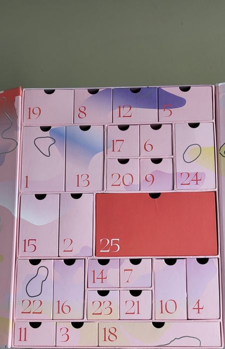 Pudełko po kalendarzu adwentowym