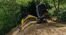 Usługi minikoparką Kucie młotem hydraulicznym  odwierty Roboty ziemne