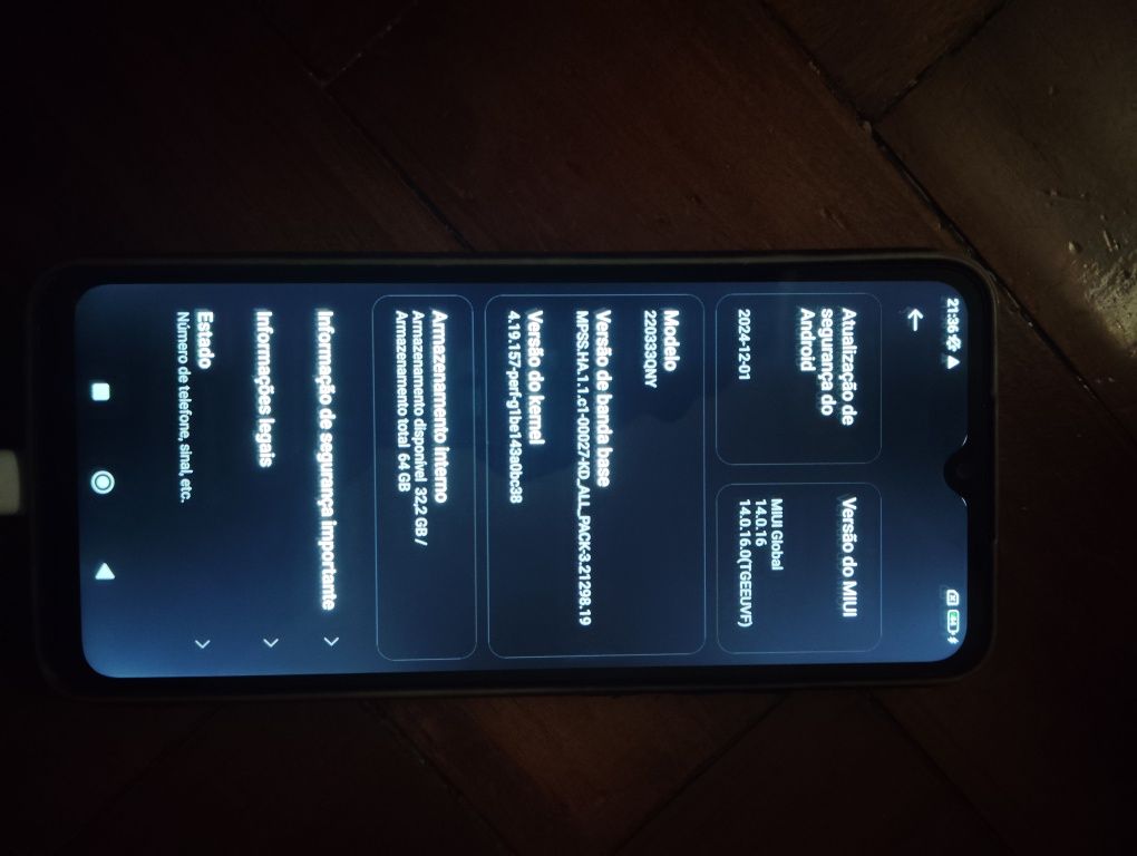 Telemóvel Xiaomi Redmi 10C