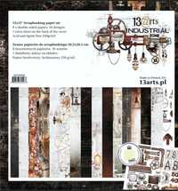 13arts Zestaw scrapbooking paper pad INDUSTRIAL ZONE