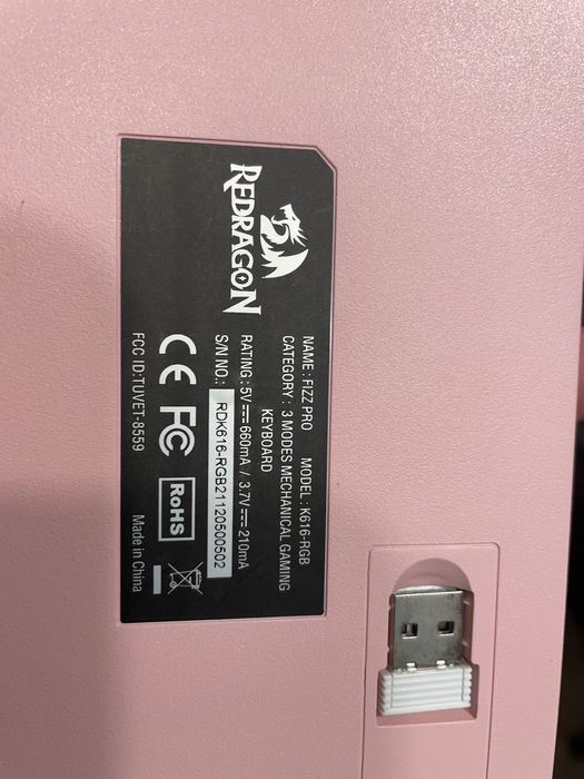 Klawiatura reddragon fizz pro