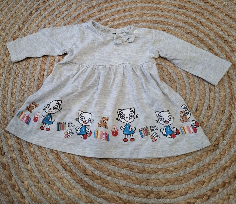 Sukienka  tunika Kicia kocia z CoolClub rozm 62