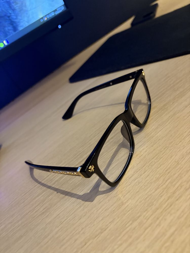 Okulary chrome hearts czarne