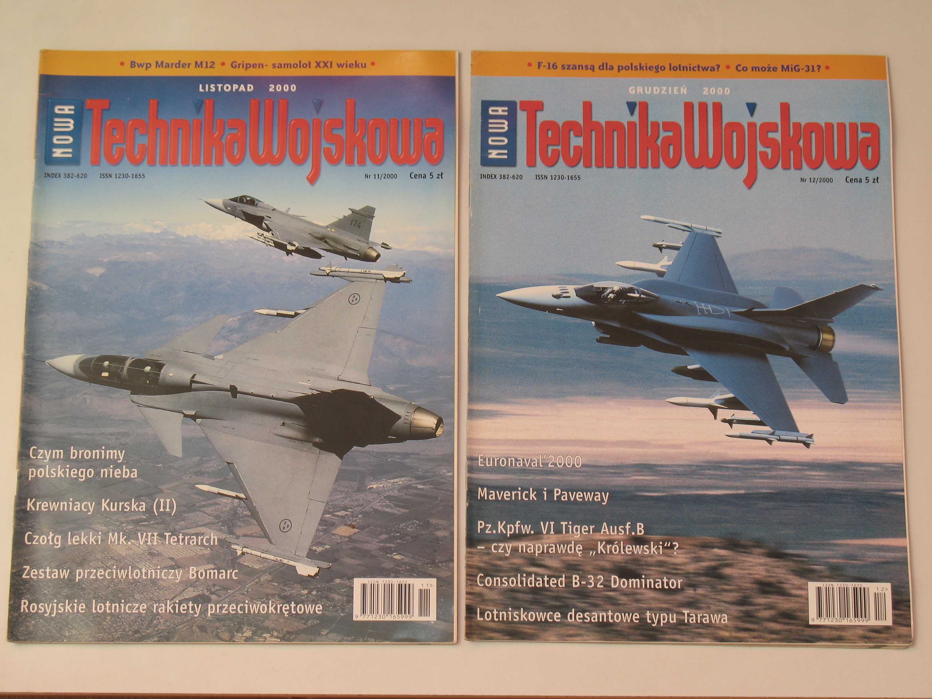 Technika Wojskowa kompletny rocznik 2000 12 numerów