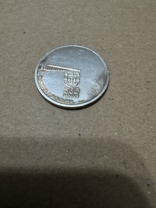 Moeda de Prata 500 escudos - Ponte das Taipas