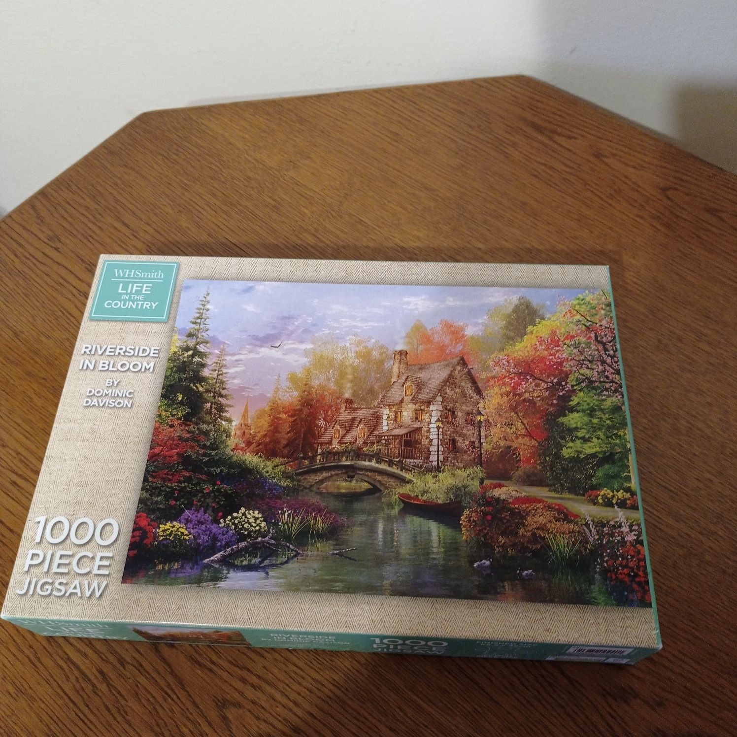 Puzzle WHSmit - Riverside in bloom - 1000 elementów