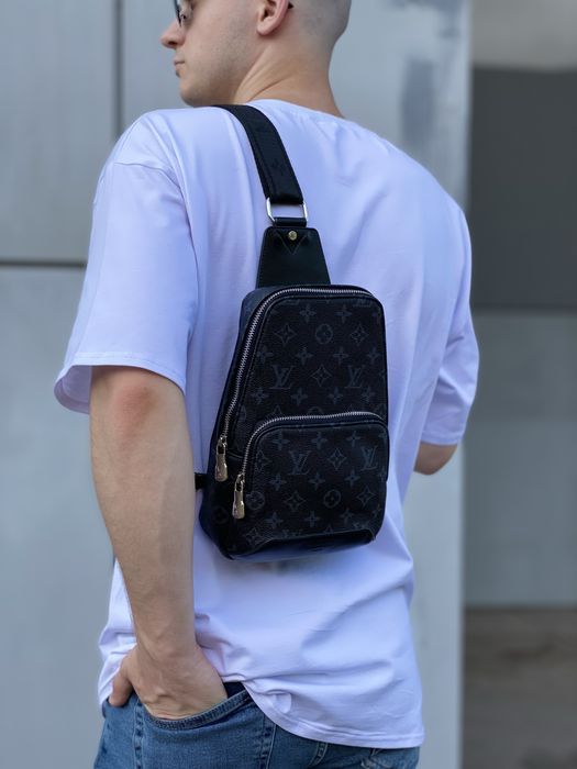 Чоловіча сумка Louis Vuitton мужская сумка через плечо слинг барсетка