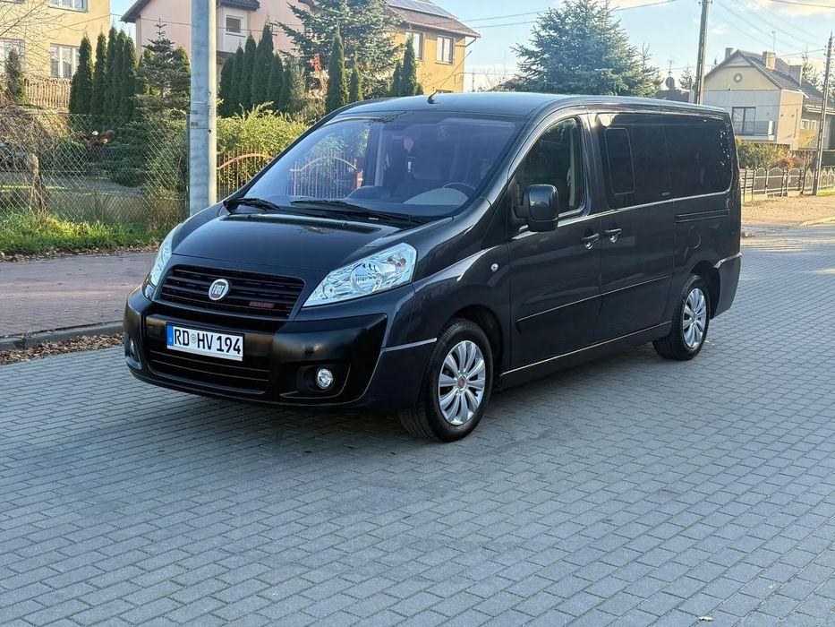 Fiat Scudo 2.0JTD * DŁUGI * Drzwi Boczne 2 x * Hak * Climatronic * 8 osób