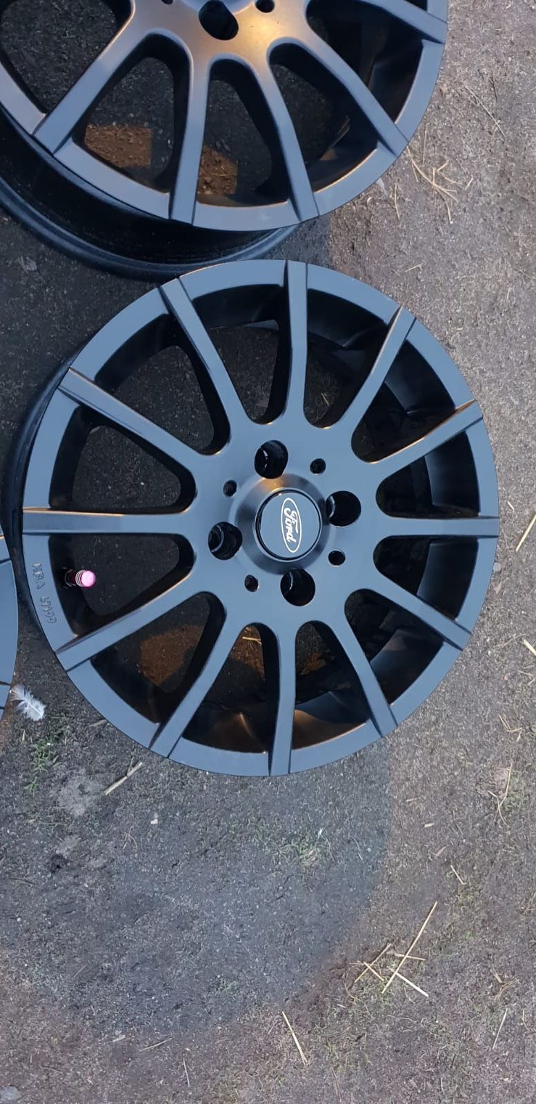 Alufelgi 15" Ford Peugeot Citroën new Opel 4x108 czarne z czujnikami +