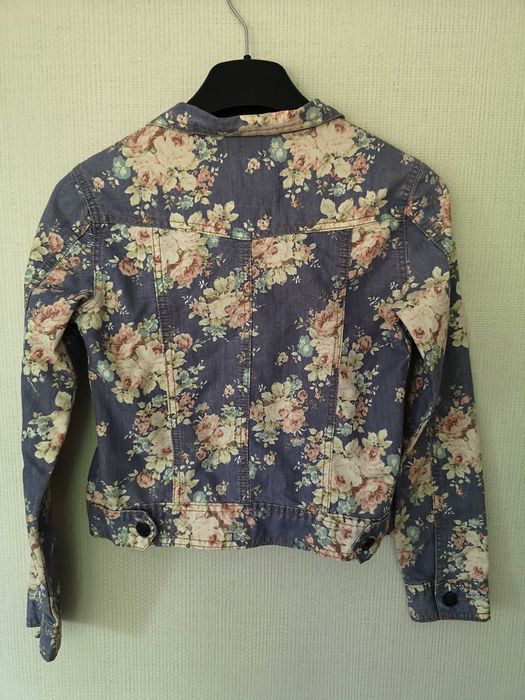 Kurtka katanka jeans narzutka kurteczka marynarka wiosenna letnia lato