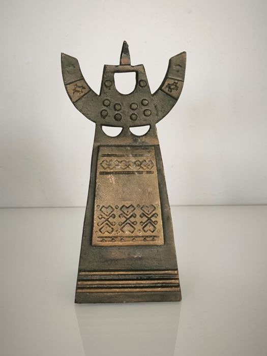 Świecznik metaloplastyka Gruzja ZSRR PRL