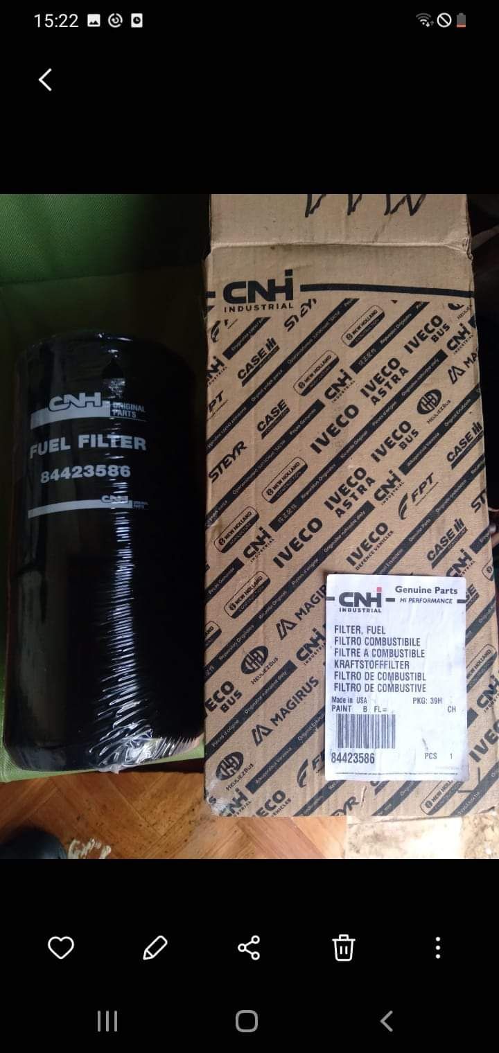 Фільтр паливний CNH