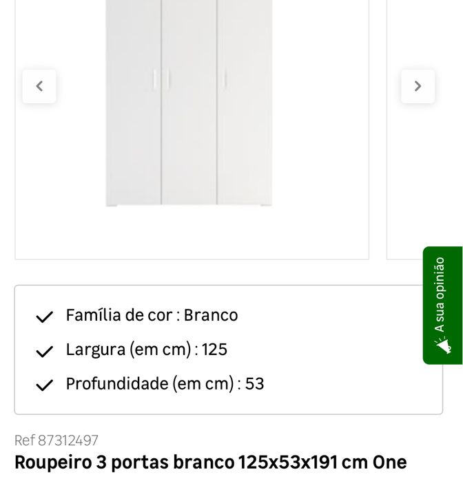 Roupeiro 3 portas