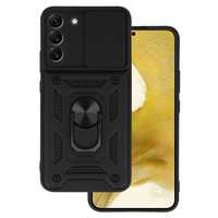 Slide Camera Armor Case Do Samsung Galaxy S22 Czarny