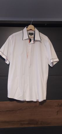 Koszula męska z krótkim rękawem XL