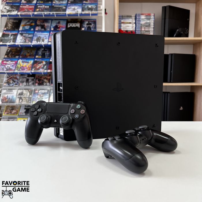 PS4 Slim 1TB + 20 ігор + 2 джоя + Гарантія /Доставка Київ/Плейстейшн 4