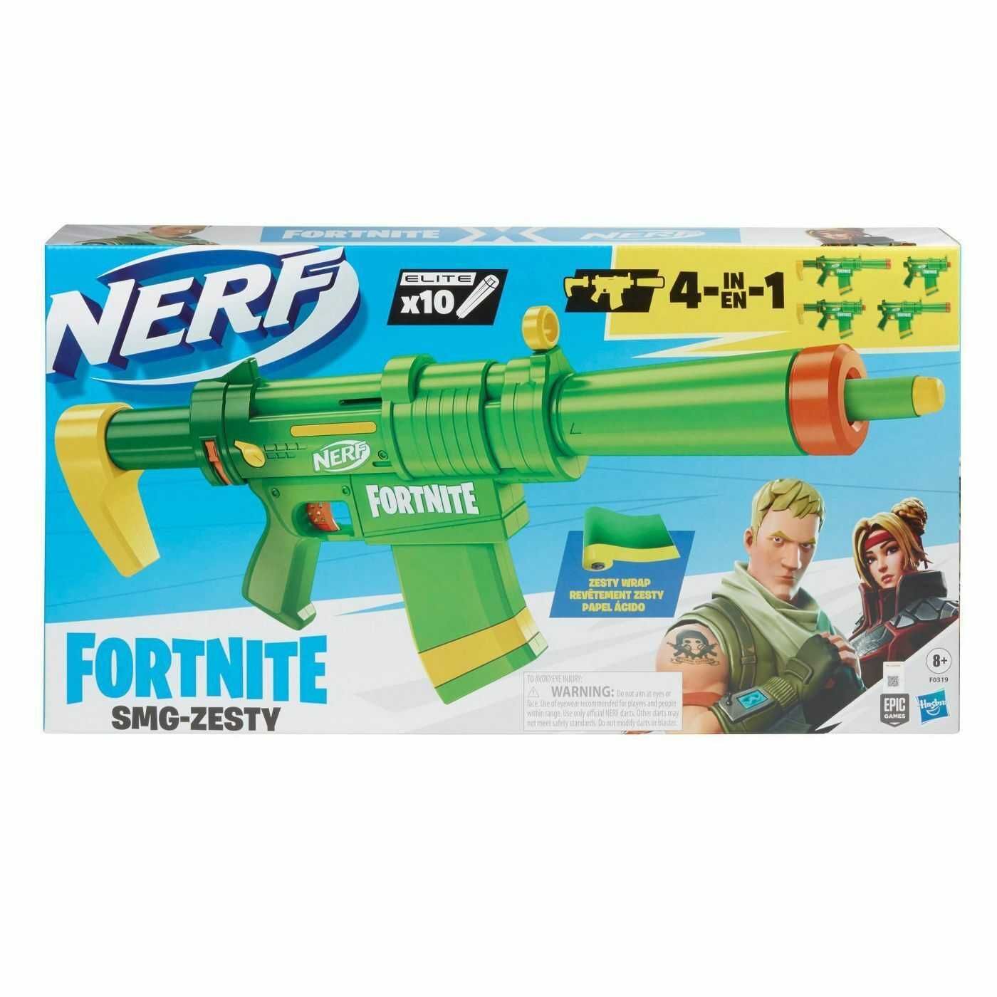 Бластер Nerf Fortnite SMG-Zesty F0319 Уценка!