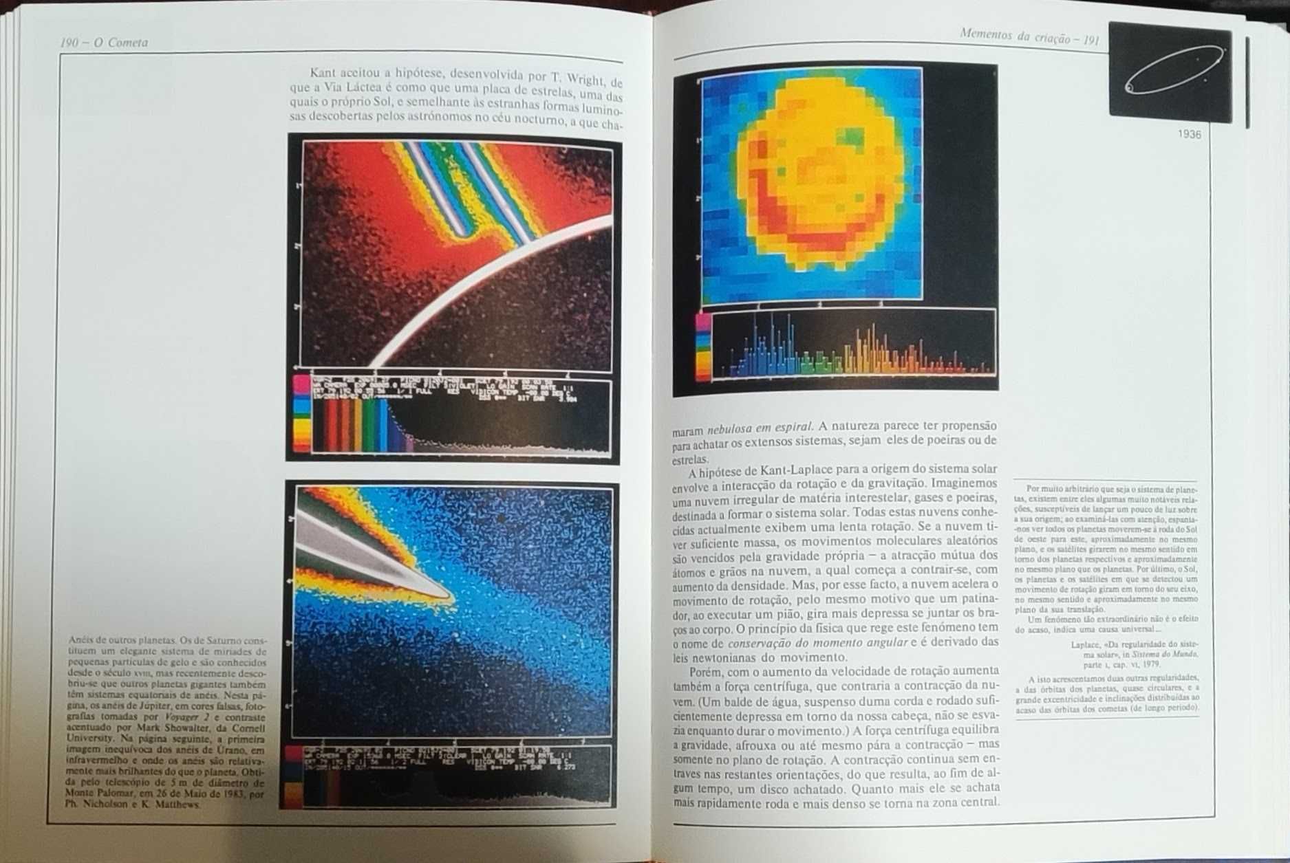 Livro "COMETA" de Carl Sagan e Ann Druyan (edição cometa Halley)