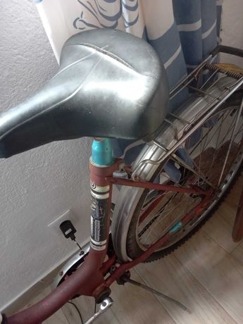 Bicicleta antiga da Espanha travões no pedal marca rixe