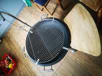 Nowy grill na węgiel drzewny