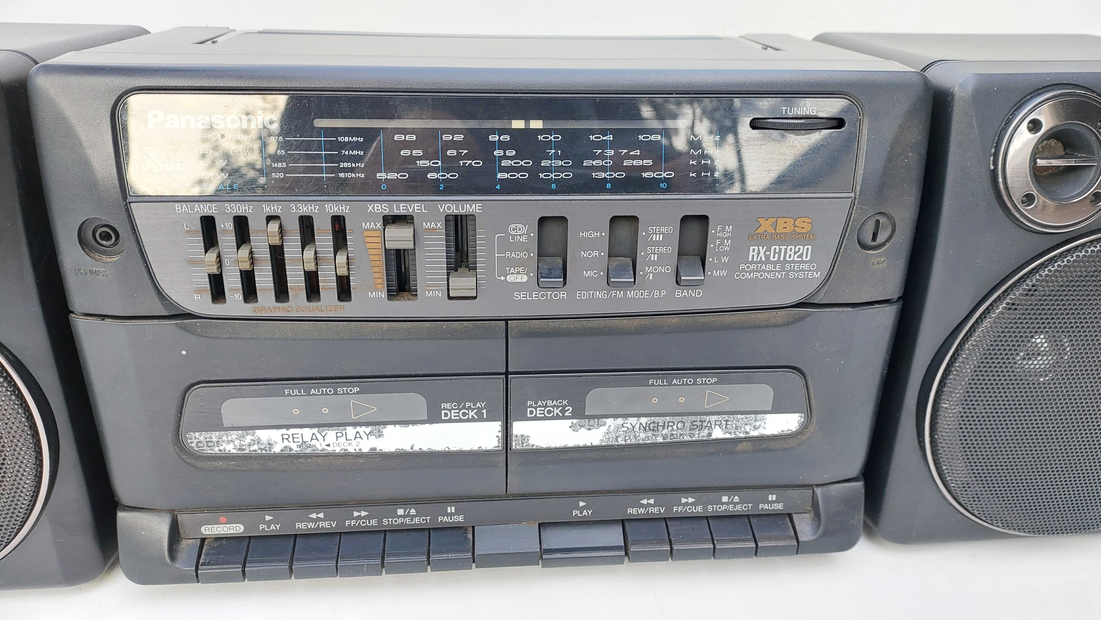 Panasonic RX-CT820 radio magnetofon korektor boombox 4 in 1