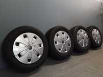 Koła stalowe 16 Audi A6C6 Q2 A4B7, 5x112, Bridgestone 205/60R16, 20rok