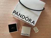 Каблучка Pandora срібна Wishbone, розмір 19 мм