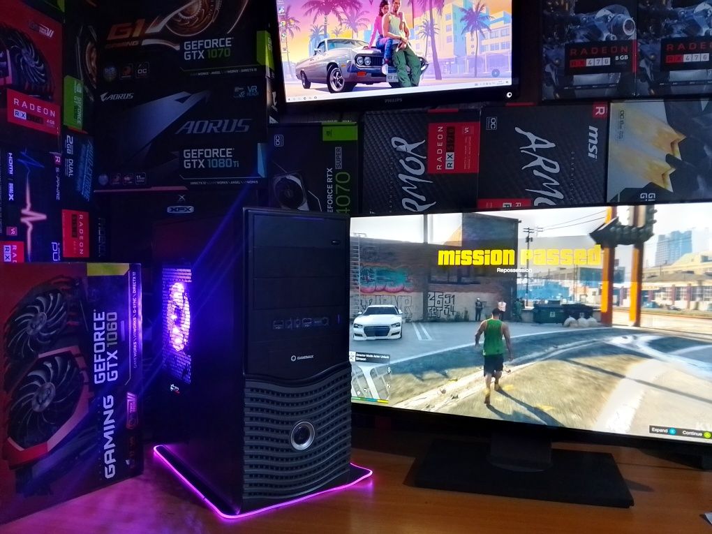 Rx470 8 гб,восемь потоков 3.5.Игровой системный блок,пк,компьютер