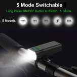Lampa rowerowa NEWBOLER 4800 Lumen USB-C  10000mAh powerbank