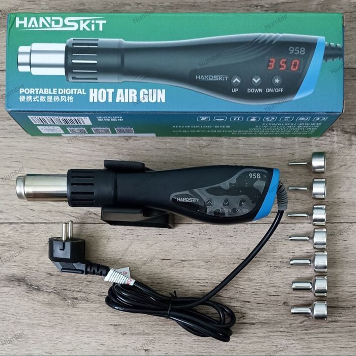 Фен для пайки HandsKit 958 — портативна термовоздушна станція