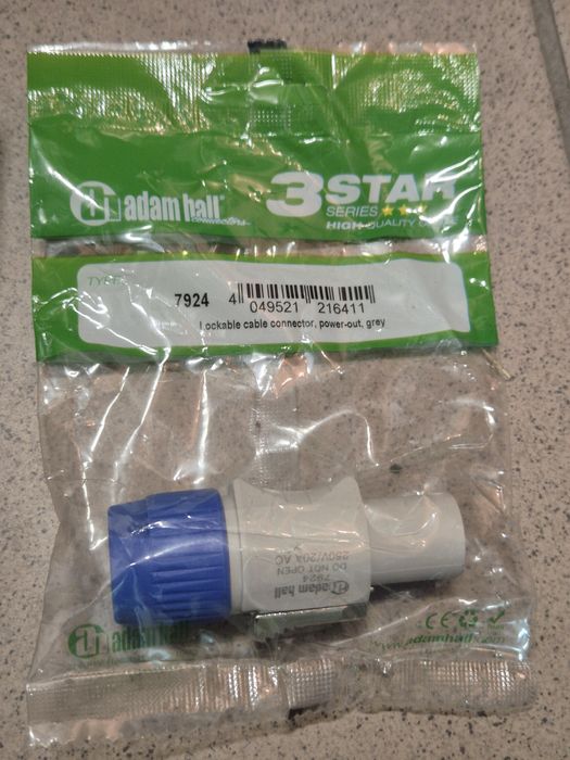 Zestaw wtyk męski i żeński SpeakOn Adam Hall