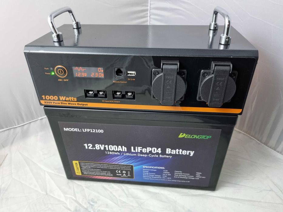 зарядная станция Lifepo4 1000W 100Ah 220V  инвертор