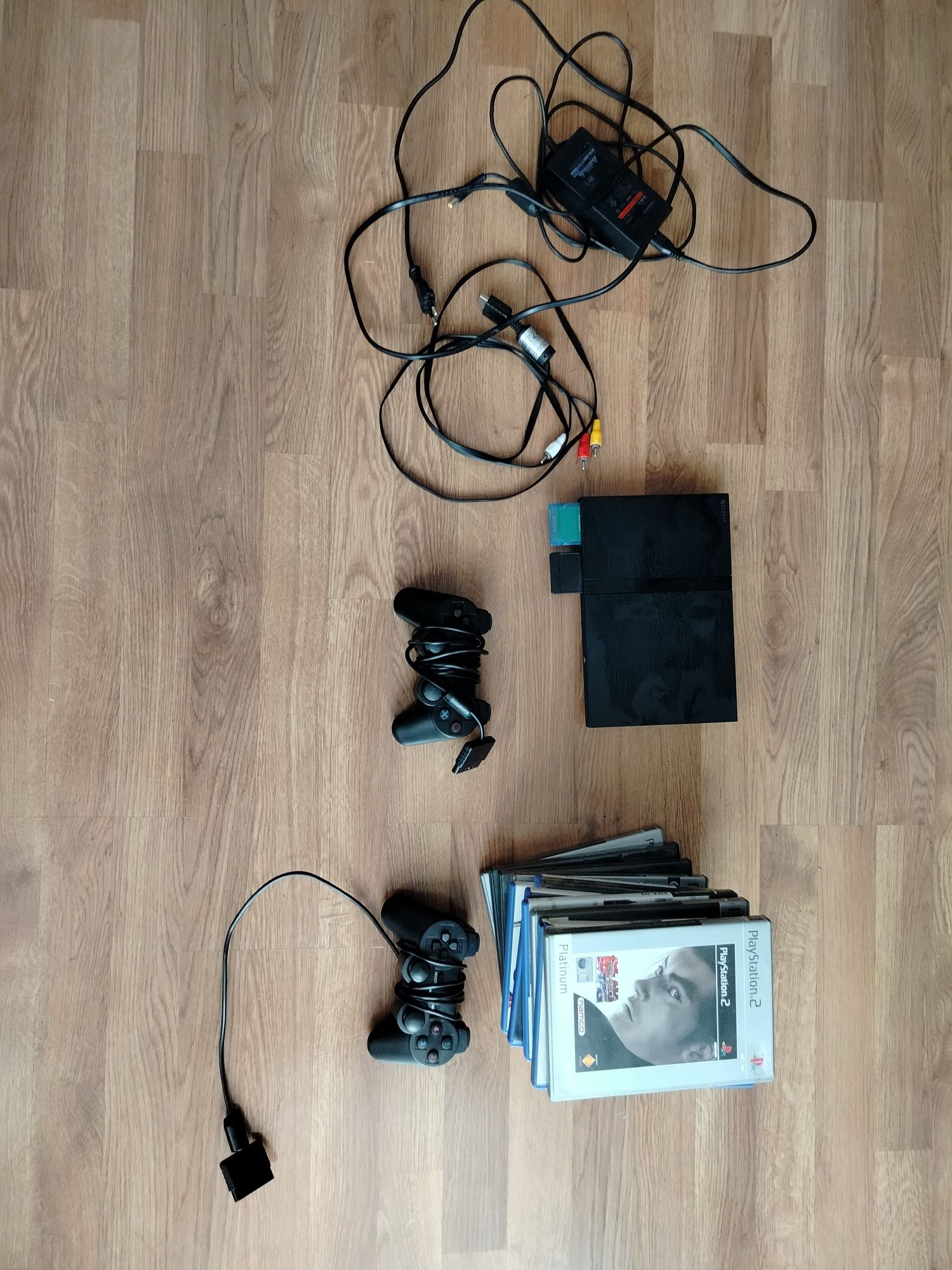 PS2 zestaw plus 11 gier