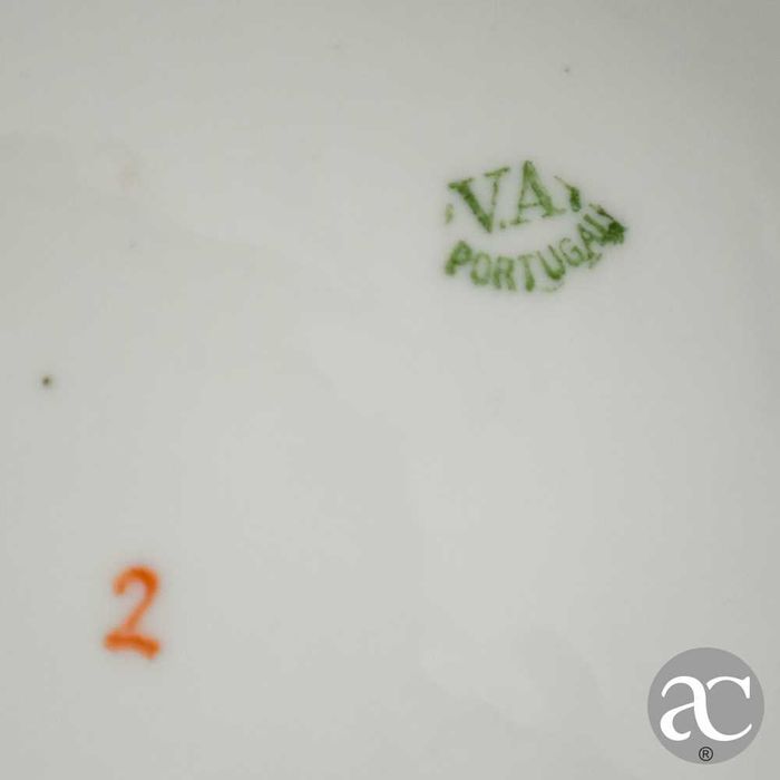 Jarro e Bacia decoração oriental, porcelana Vista Alegre