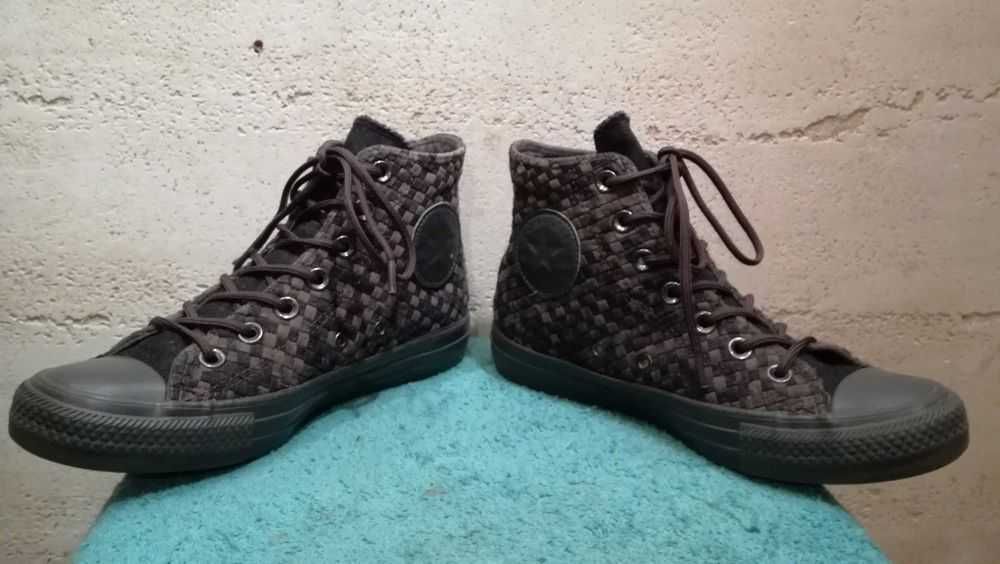 Trampki CONVERSE CT All Star BLACK GREY WEAVE HI TOP Trainers r.37 bdb