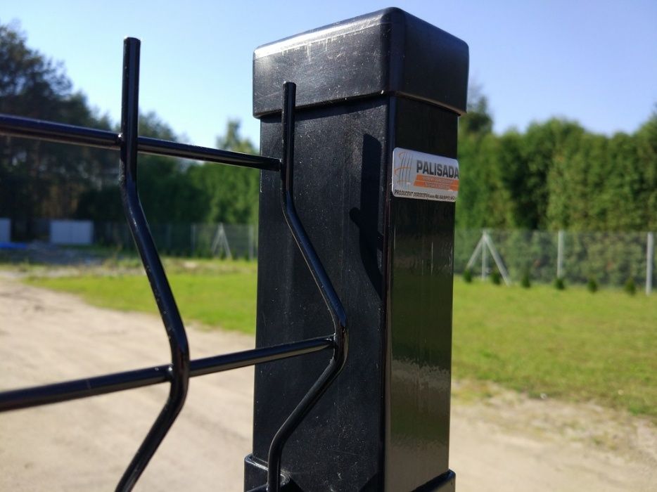 SŁUPEK OGRODZENIOWY 260 cm - SŁUPKI 60X40X1,25 mm - 2,6  Ocynk + KOLOR